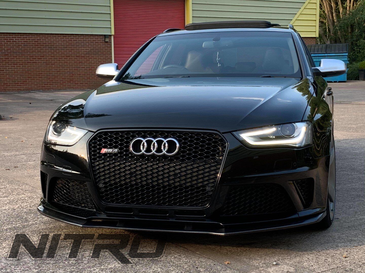AUDI RS4 (2012-2015) B8/B8.5 Carbon Fibre Front Splitter Spoiler Lip