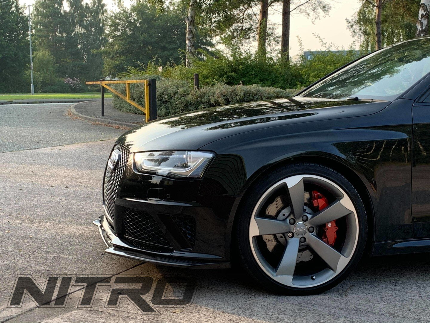 AUDI RS4 (2012-2015) B8/B8.5 Carbon Fibre Front Splitter Spoiler Lip