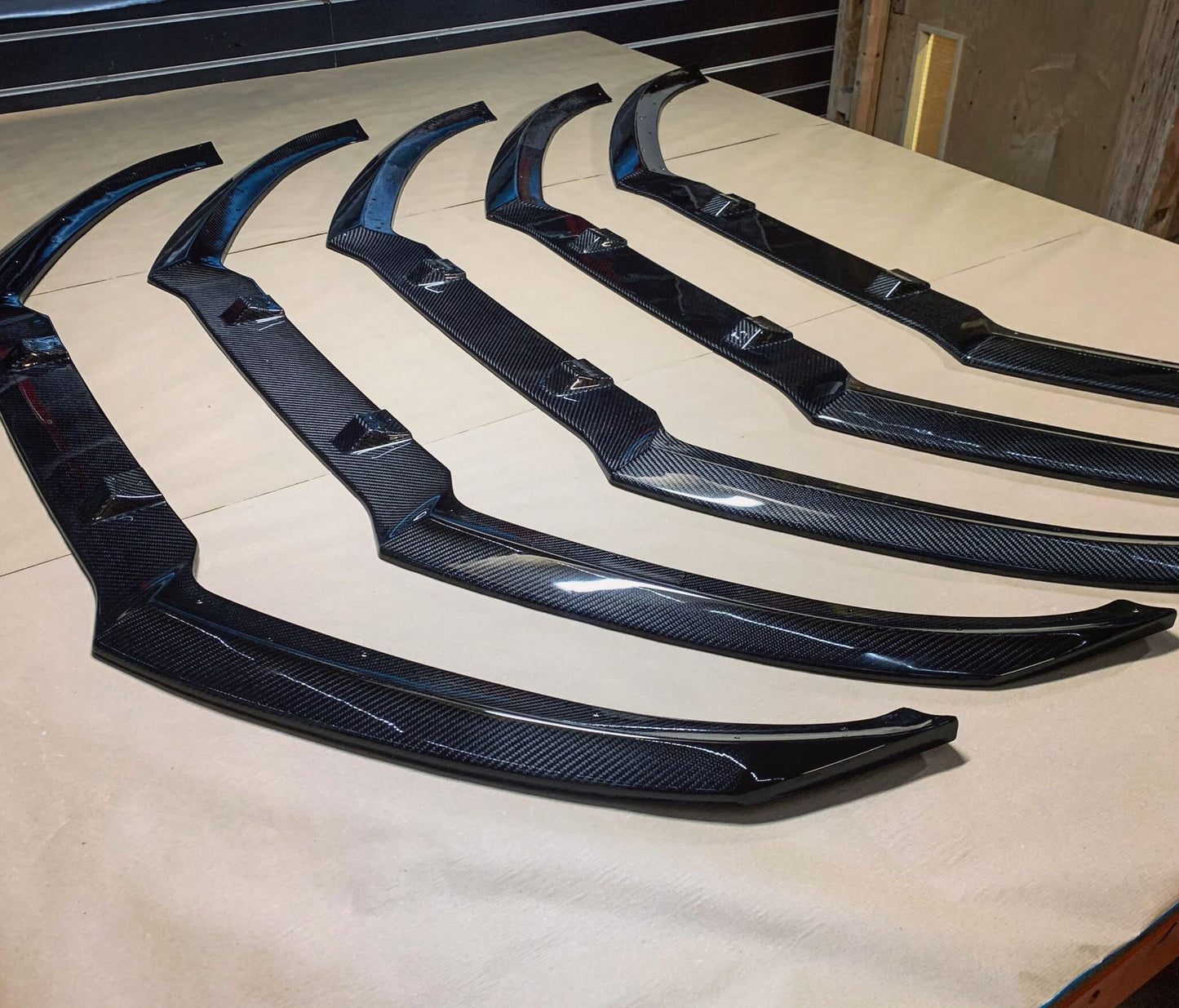 AUDI RS4 (2012-2015) B8/B8.5 Carbon Fibre Front Splitter Spoiler Lip