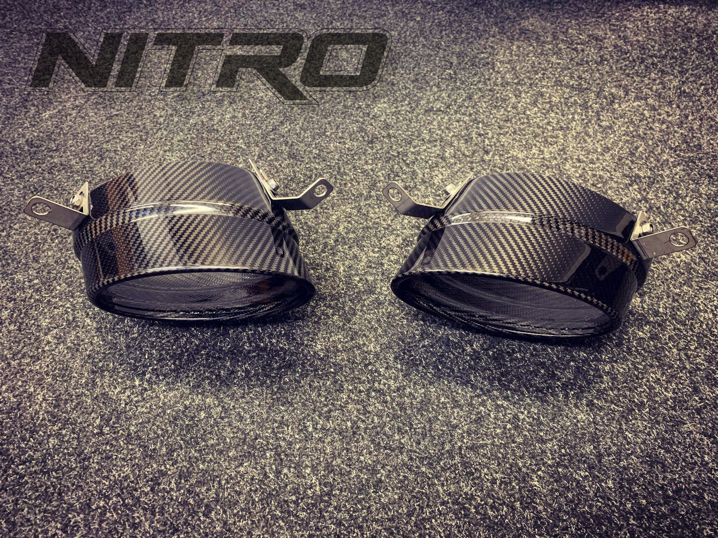 AUDI RS5 (2010-2015) B8/B8.5 Full Carbon Fibre Exhaust Tip Tail Pipe for 4.2L V8 FSI