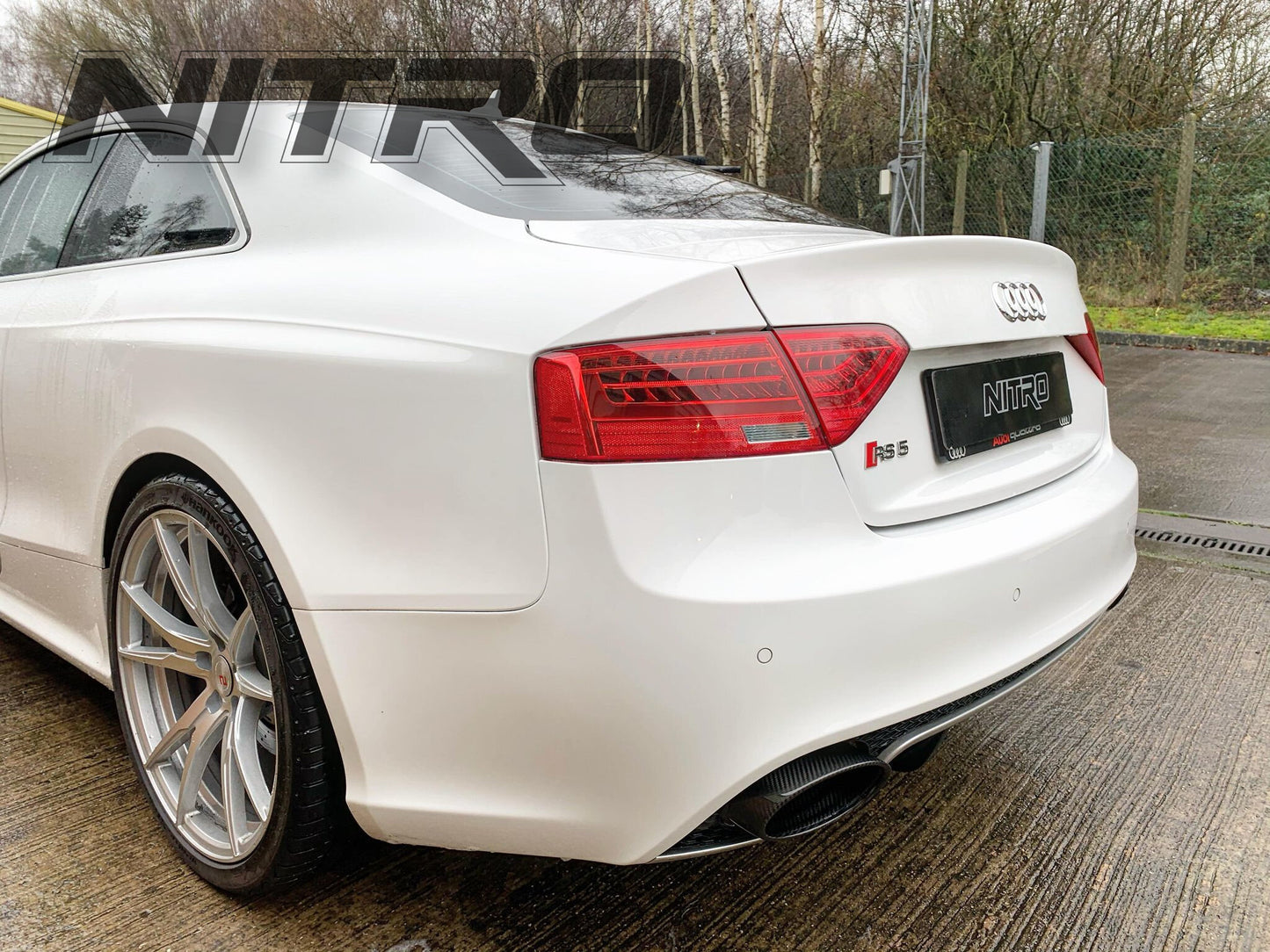 AUDI RS5 (2010-2015) B8/B8.5 Full Carbon Fibre Exhaust Tip Tail Pipe for 4.2L V8 FSI