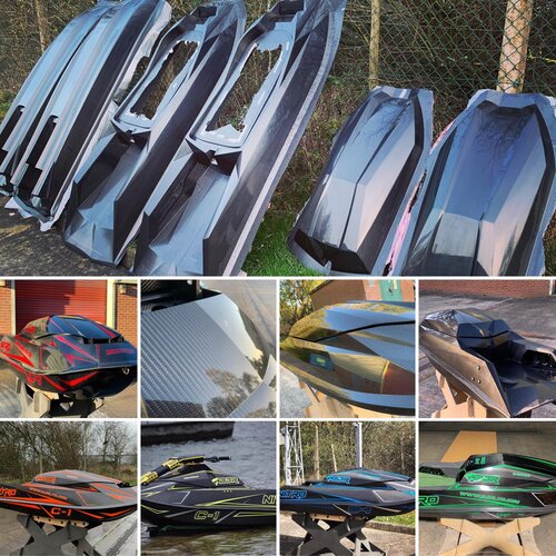 NITRO (DJR) C-1  Carbon Fibre Freestyle Jetski Hull