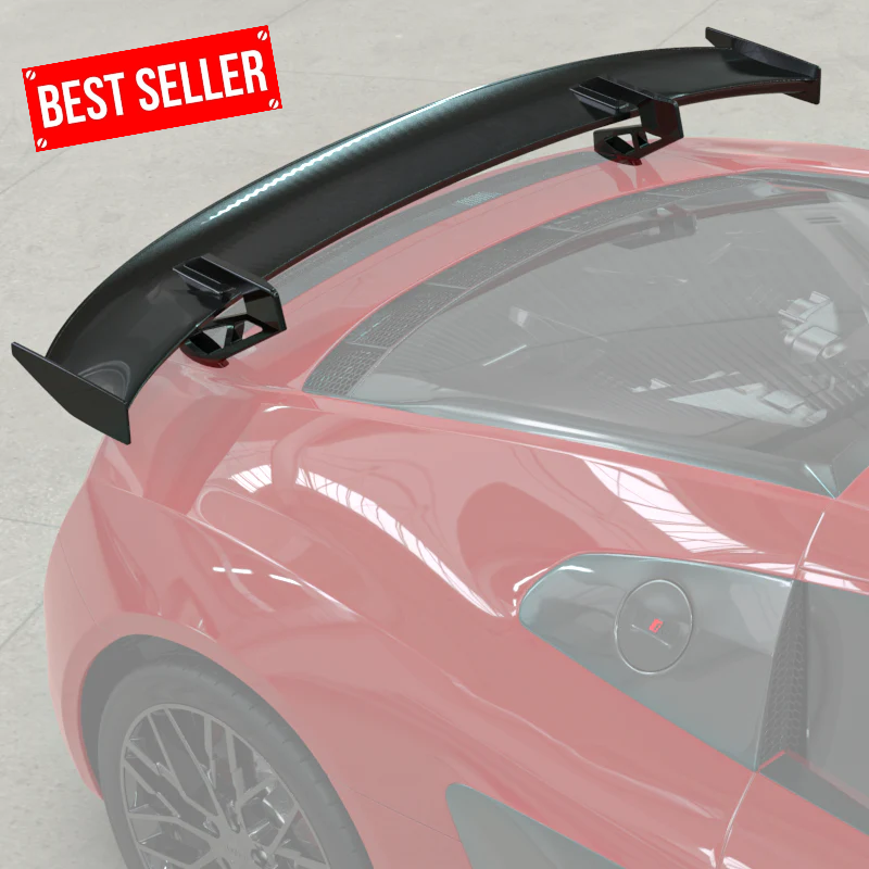 AUDI R8 (4S Gen 2) Carbon Fibre Rear Wing Spoiler (Performance Pack Swan Neck Style)