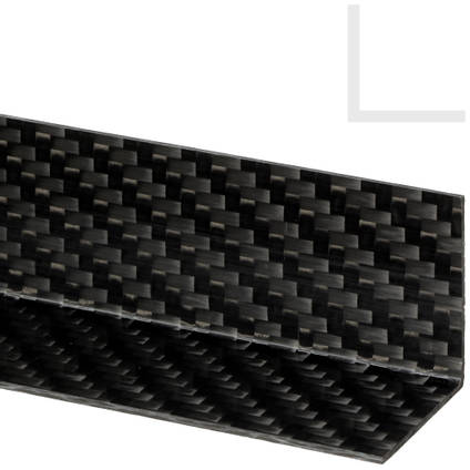 25 x 25mm Carbon Fibre Angle