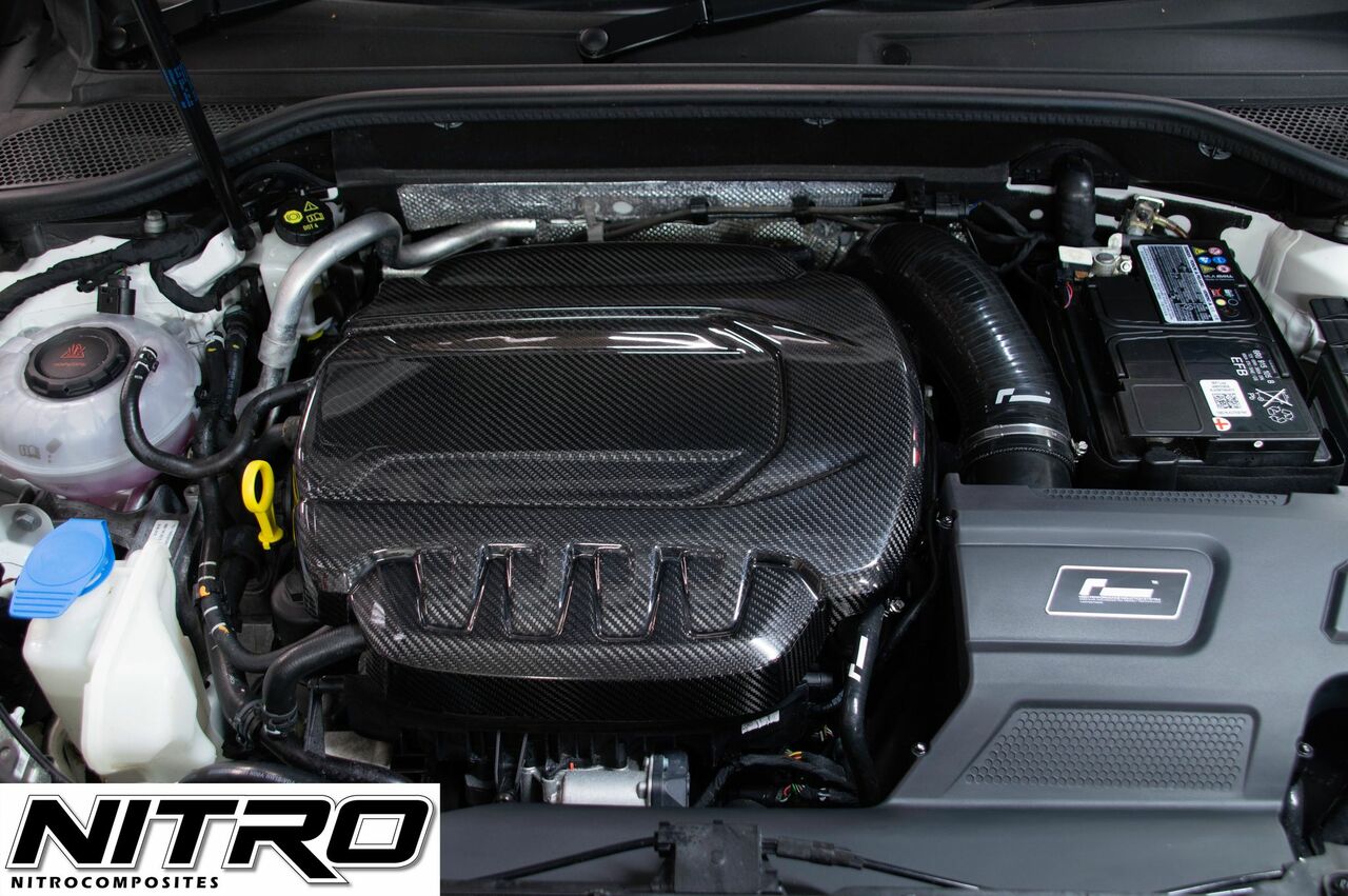 AUDI S3 (2013-2020) 8V Carbon Fibre Engine Cover for 2.0L TFSI