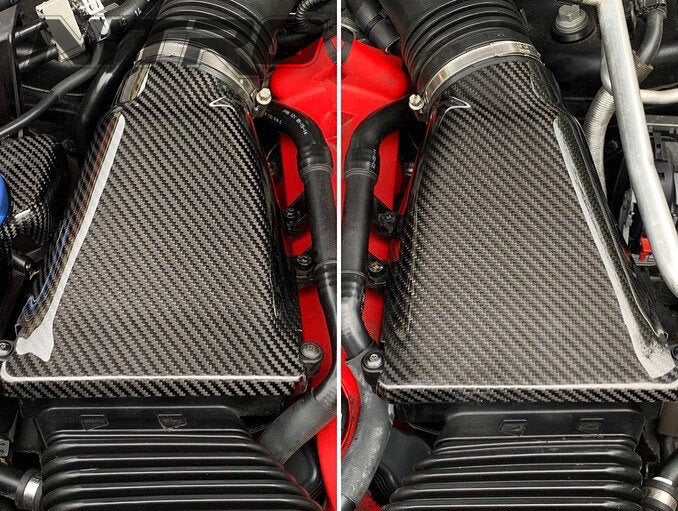 AUDI RS5 (2010-2015) B8/B8.5 Carbon Fibre Air Intake Cover for 4.2L V8 FSI