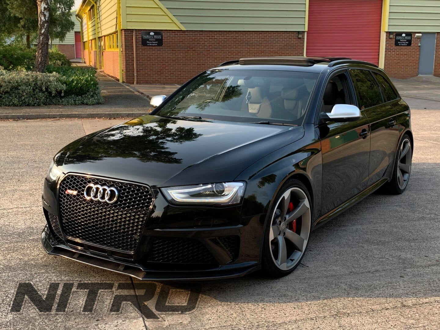 AUDI RS4 (2012-2015) B8/B8.5 Carbon Fibre Front Splitter Spoiler Lip