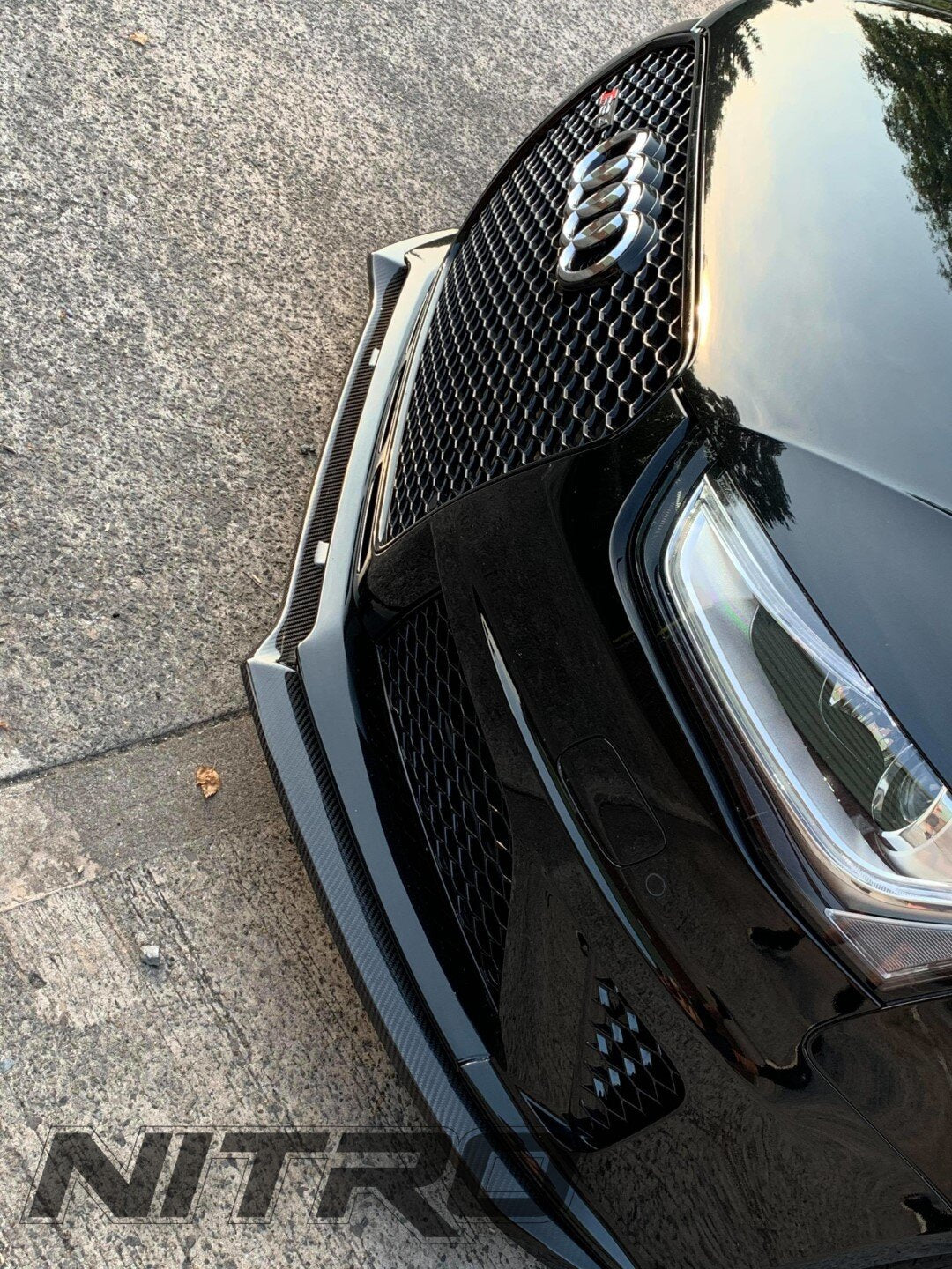 AUDI RS4 (2012-2015) B8/B8.5 Carbon Fibre Front Splitter Spoiler Lip